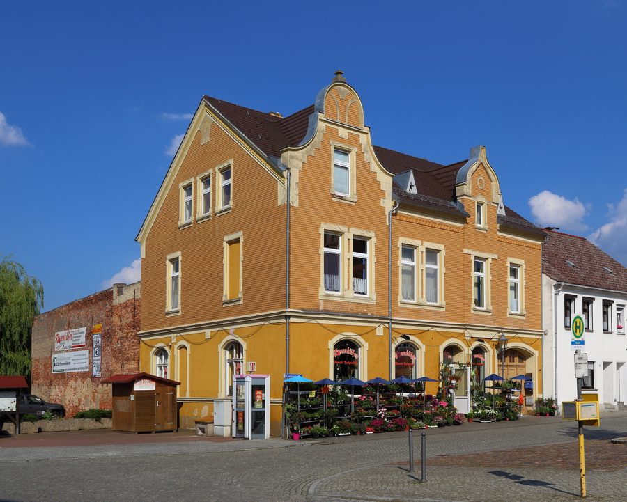 Haus in der Gartenstraße 1 im Stadtzentrum von Golßen