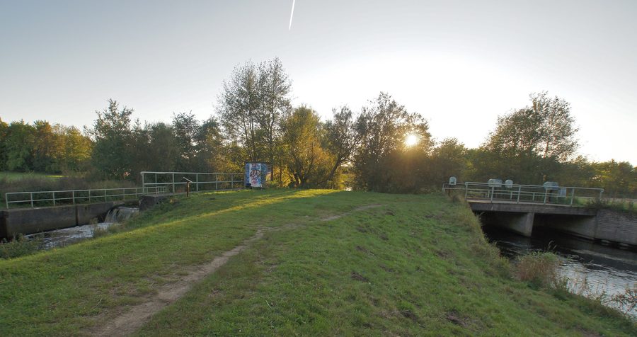 Zusammenfluss von Seeve und Seevekanal in Seevetal-Maschen