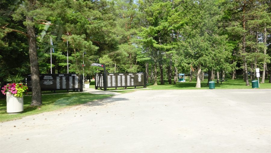 Peacekeepers Park in Angus, Ontario