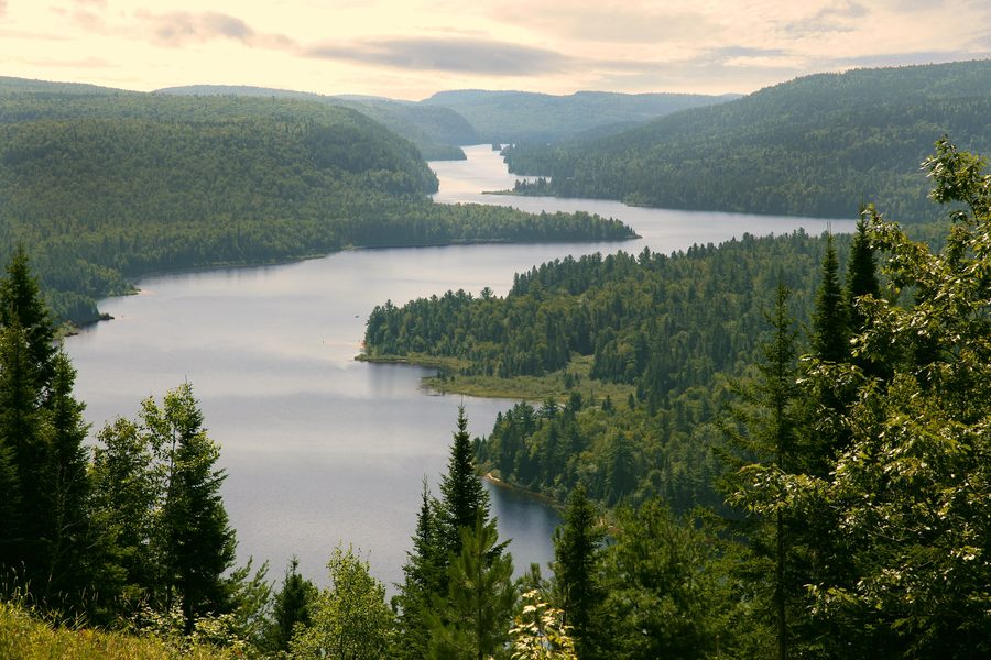 Lago Wapizagonke nel Parco nazionale della Mauricie, Quebec