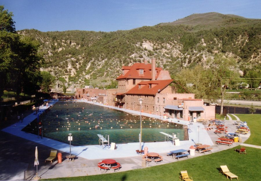 Panoramic view of Glenwood Springs, Colorado