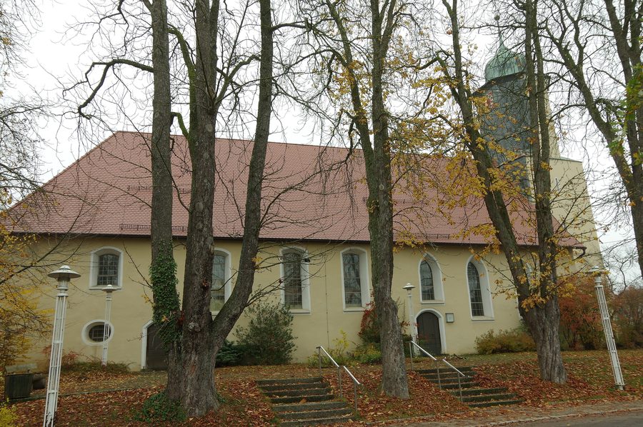 Evangelische Nikolauskirche in Gerstetten im Landkreis Heidenheim