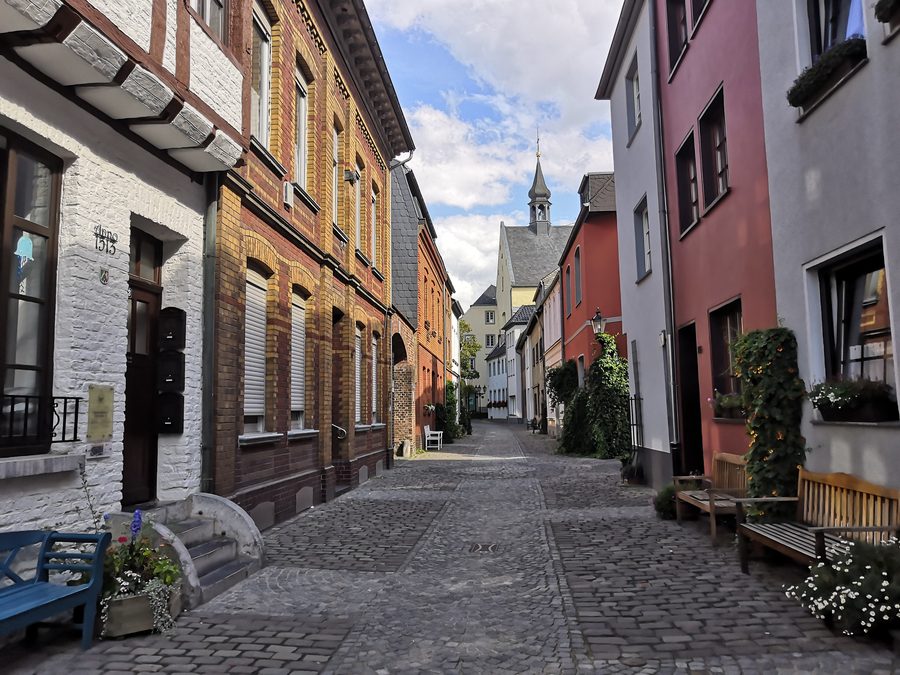 Tiefstraße a Kempen, circondario di Viersen, Renania Settentrionale-Vestfalia, Germania