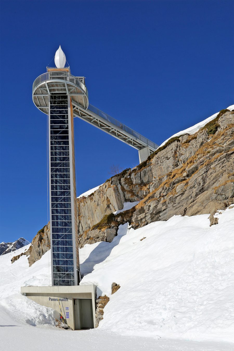 Panoramic lift at Melchsee-Frutt in the Obwalden Alps.