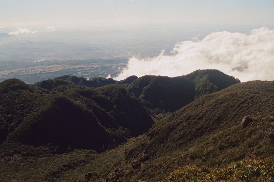 Paesaggio vulcanico sulla cima del Volcán Barú nel Parco nazionale Volcán Barú