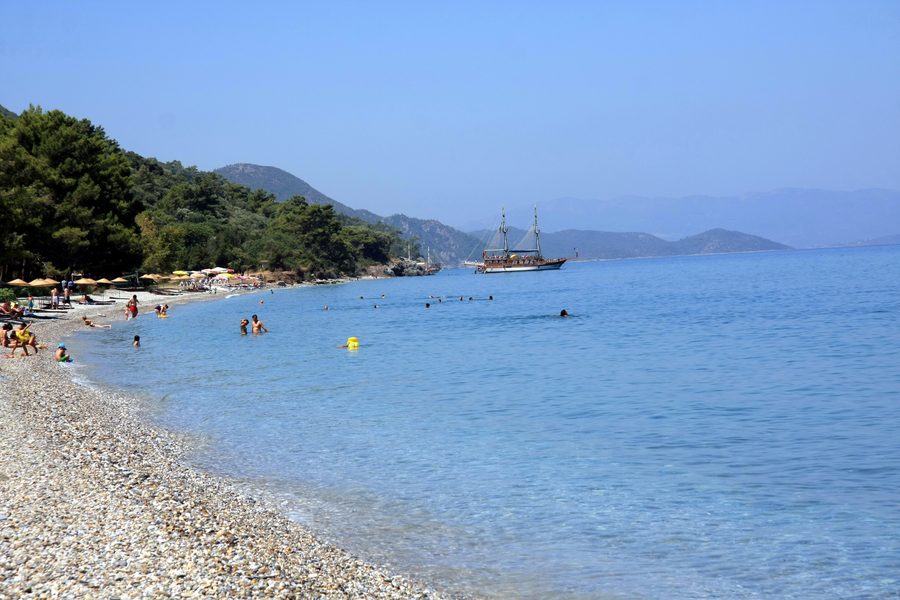 Spiaggia nel Parco nazionale Penisola di Dilek-Delta del Büyük Menderes