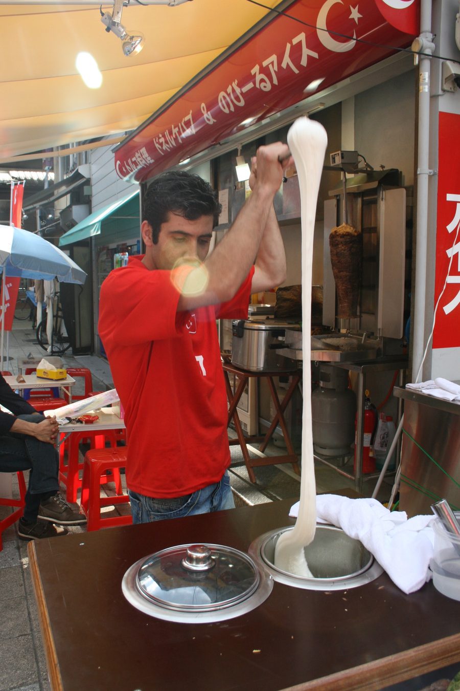 Maraş-Dondurma in un negozio a Kyoto