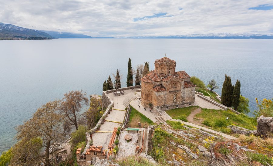 Kirche Sveti Jovan Kaneo in Ohrid am Ohridsee