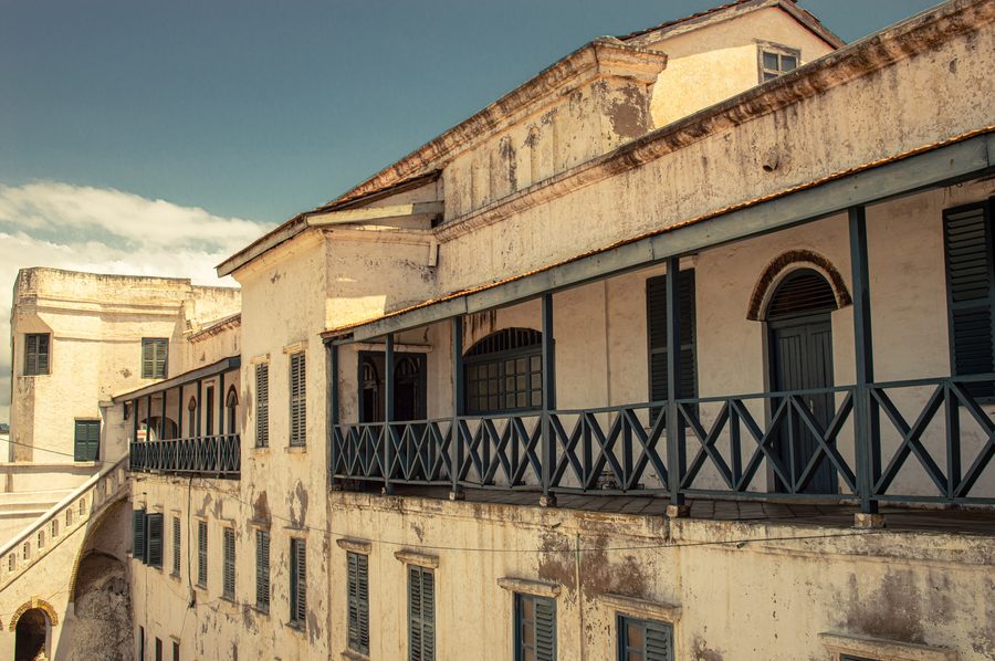 Cape Coast Castle sulla costa del Ghana