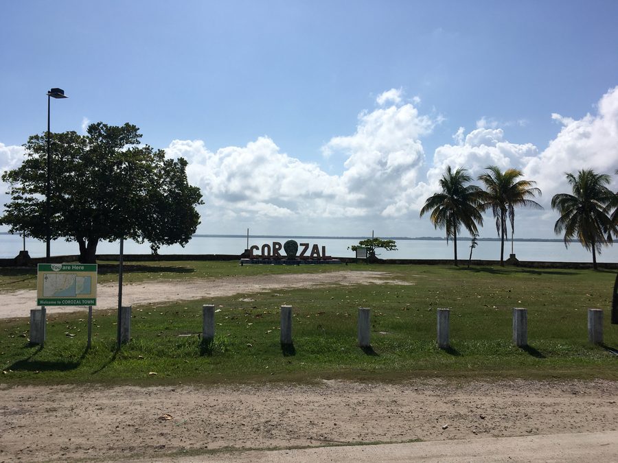 Küste in Corozal Town, Belize
