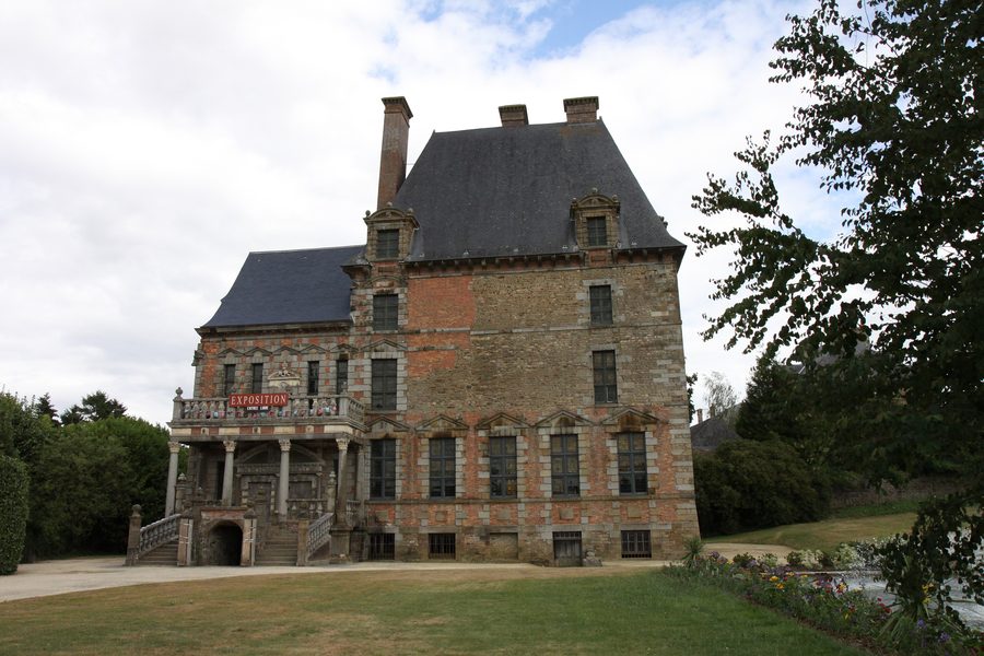 Château des Montgommery in Ducey, Normandie