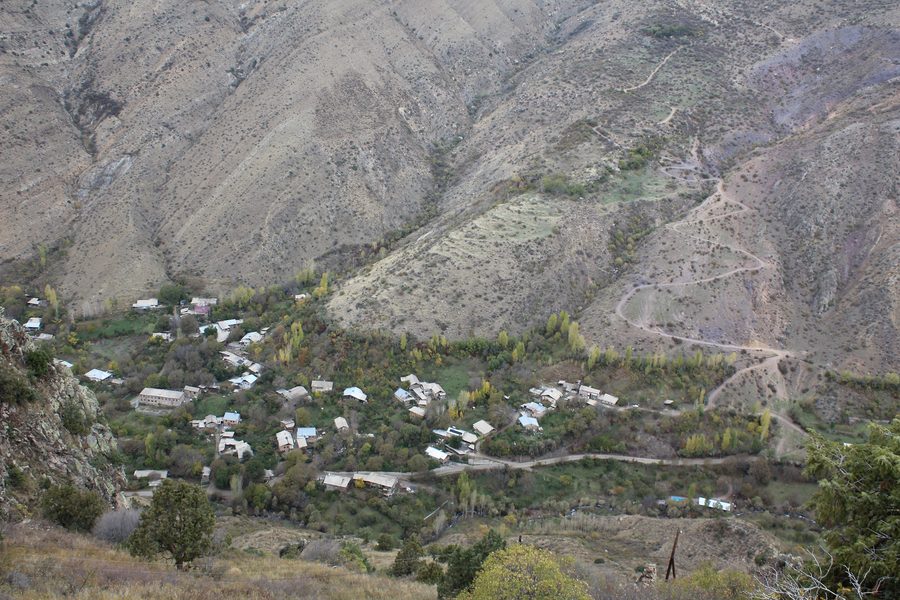 Naturlandschaft in der Provinz Vayots Dzor, Armenien