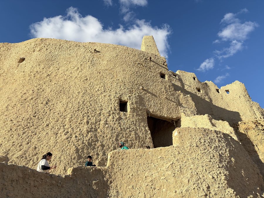 Rovine del tempio dell'oracolo nell'oasi di Siwa