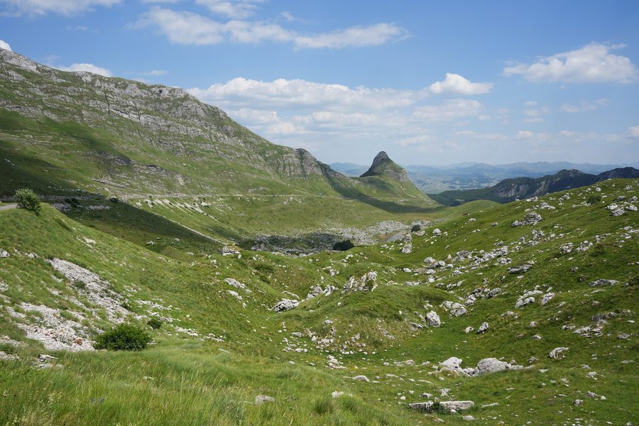 Paesaggio montano nell’area del Durmitor in Montenegro