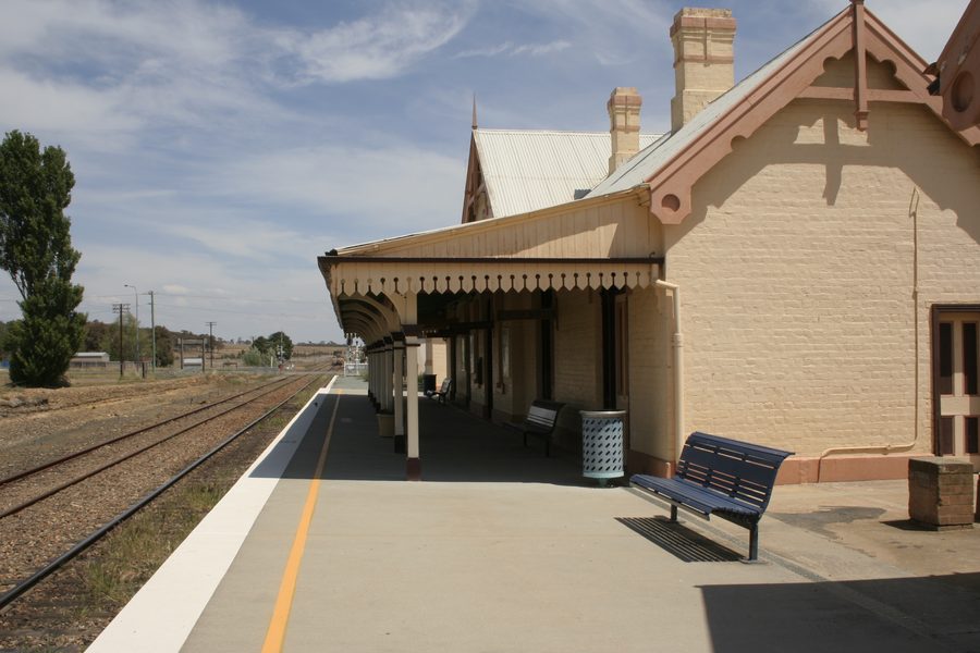 Stazione ferroviaria storica di Bungendore nel Nuovo Galles del Sud