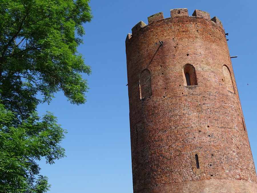 Weiße Turmfestung Byelaya Vyezha in Kamenyets in der Woblast Brest