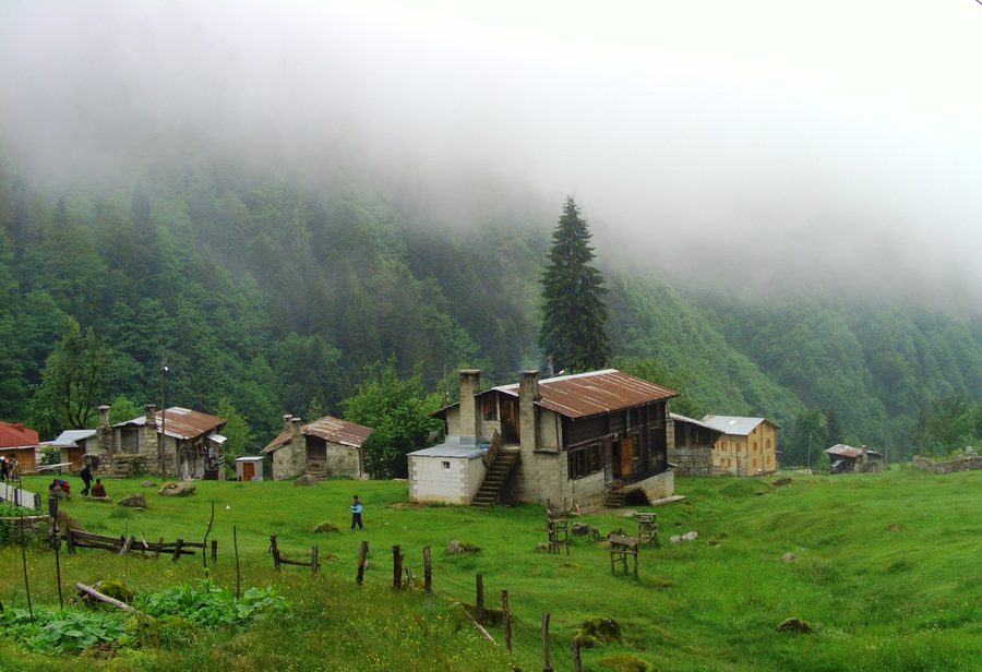 Vista dell'altopiano di Ayder nell'area di Çamlıhemşin