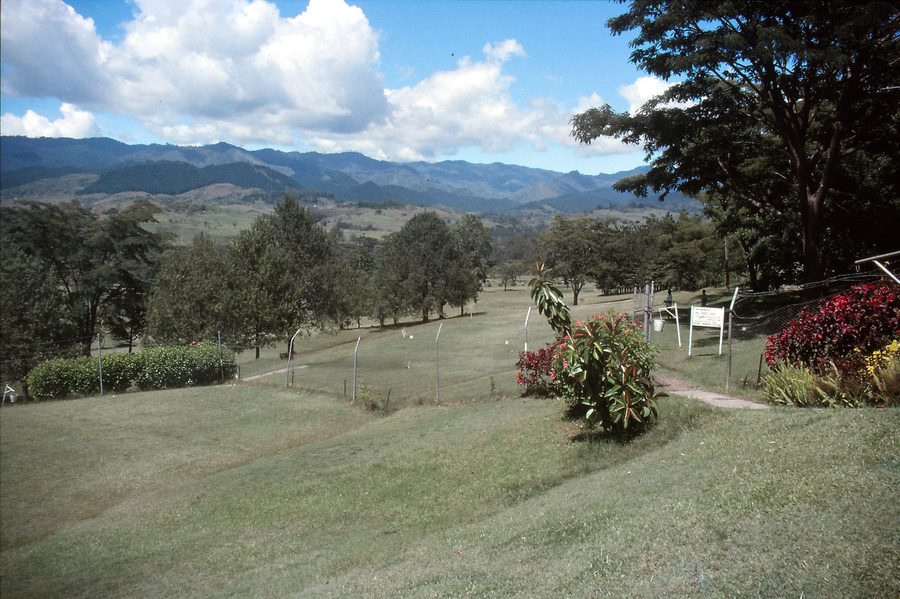Paesaggio nei pressi di Goroka in Papua Nuova Guinea