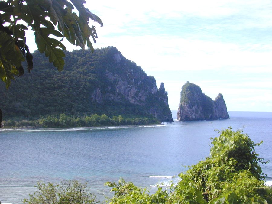 Vista dell’isola su Tutuila
