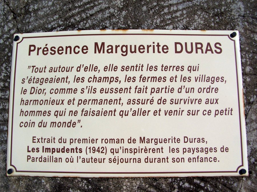 File:Pardaillan Commémo Marguerite Duras.jpg