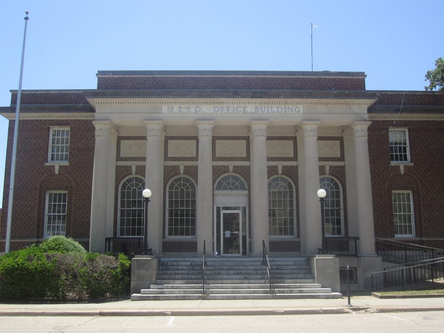 Edificio del Marlin Independent School District a Marlin, Texas