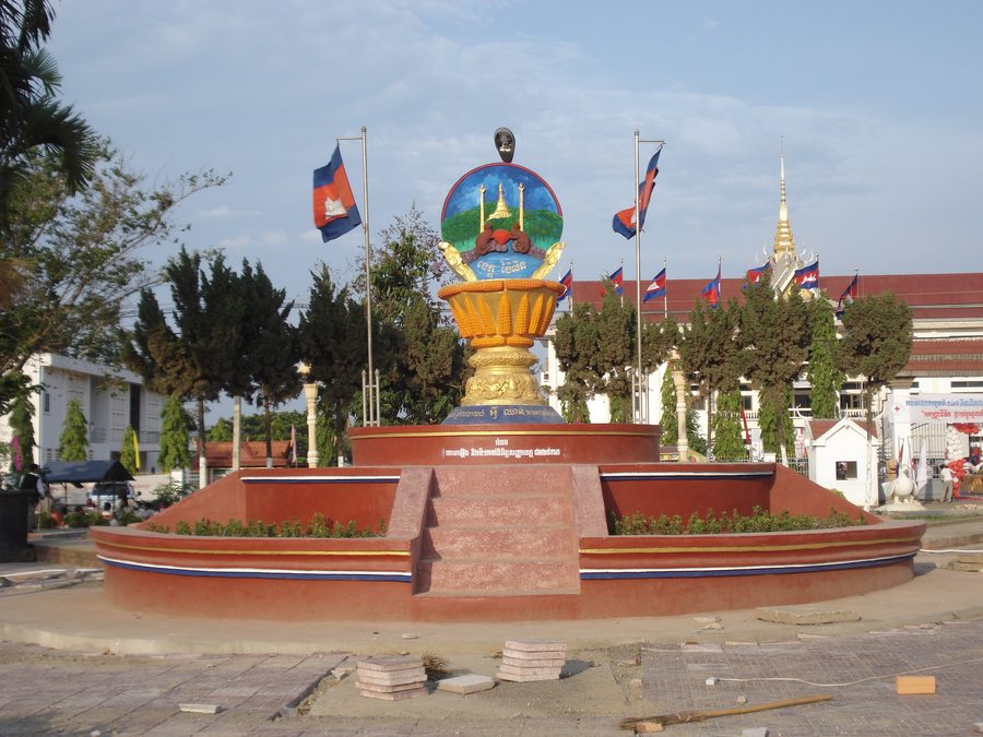 Panoramaansicht von Pailin in Kambodscha