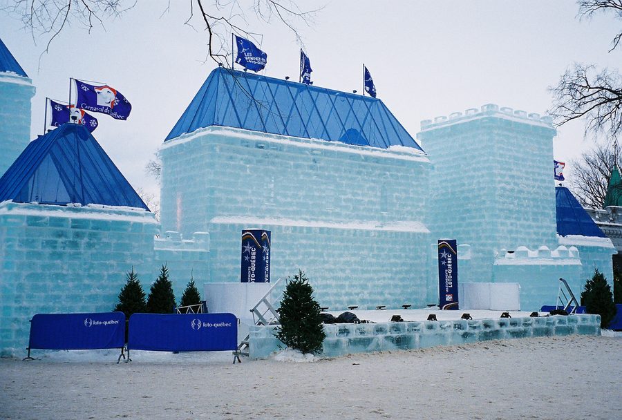 Una scena del Quebec Winter Carnival.