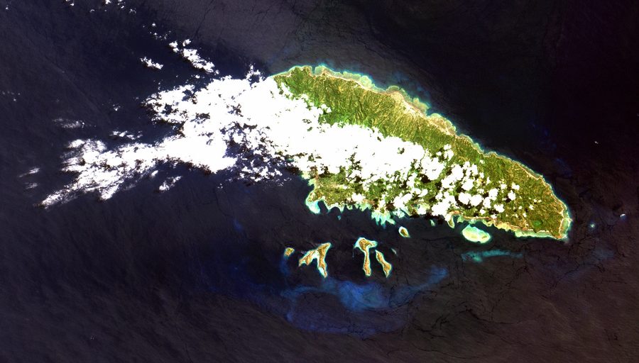 Mohéli nel mare delle isole delle Comore