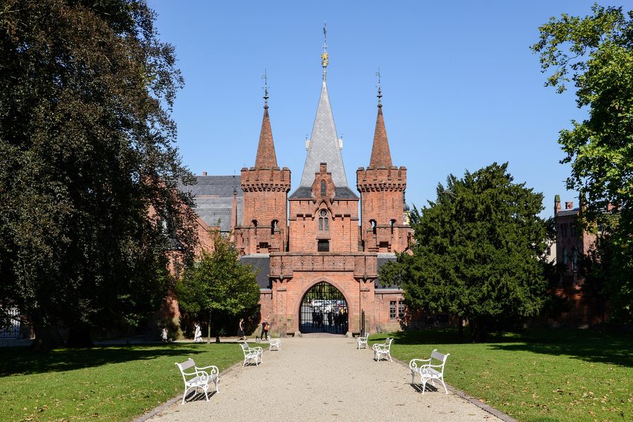 Main gate of Hradec nad Moravicí Castle