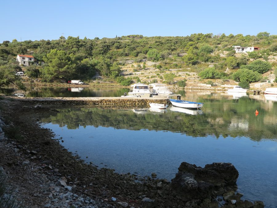 Piškera nella parte interna della baia di Nečujam