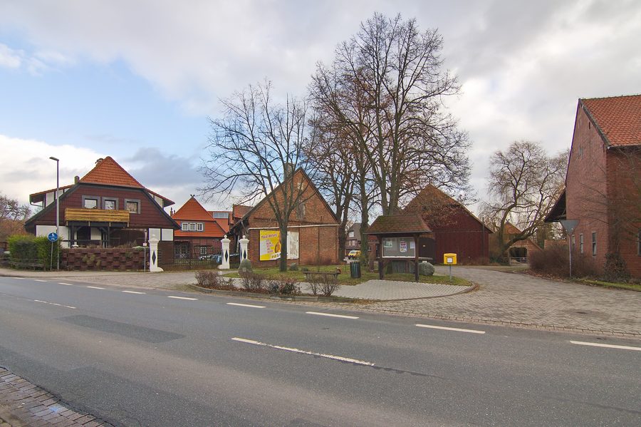 Ortsblick in Oelerse, einem Ortsteil von Edemissen in Niedersachsen