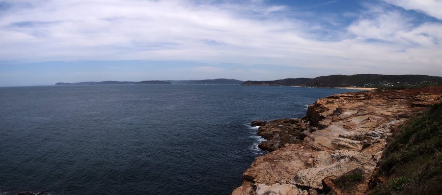 Paesaggio costiero lungo il Bouddi Coastal Walk nei pressi di Killcare