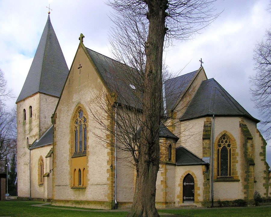 Church in Spenge, District of Herford, North Rhine-Westphalia