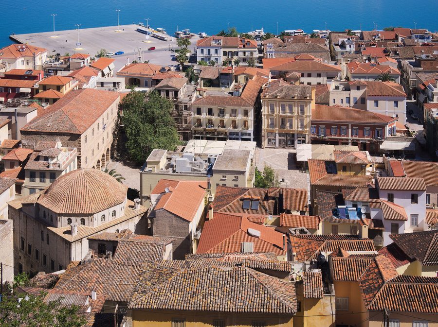 Blick auf den Syntagma-Platz in Nafplion