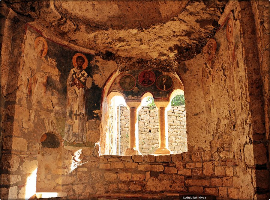 Vista esterna della Chiesa di San Nicola a Myra presso Demre, Antalya