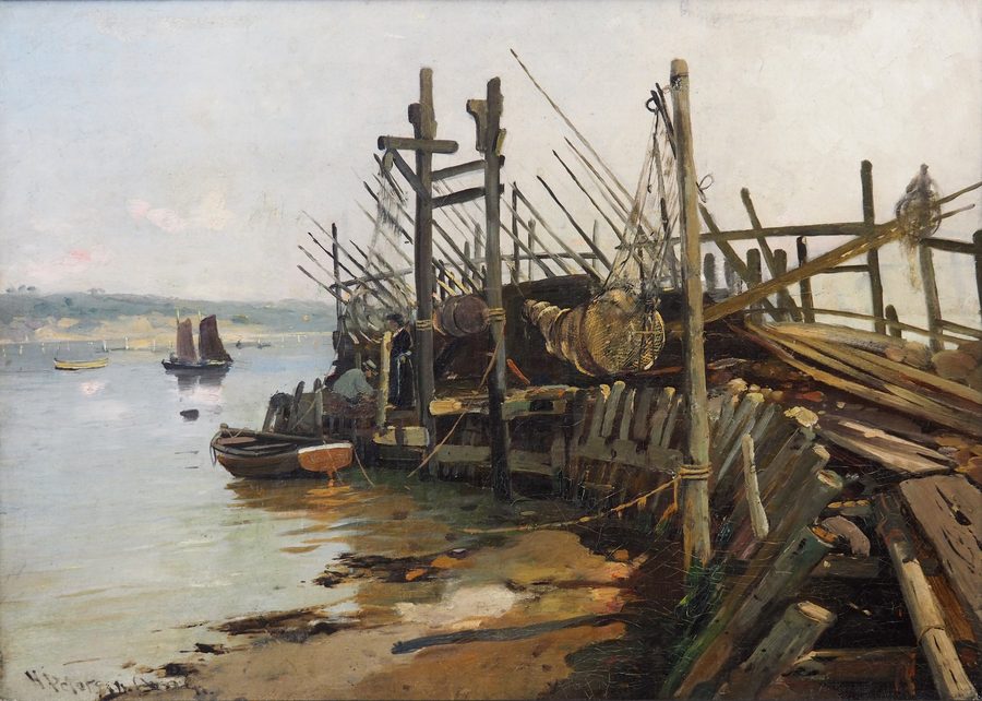 Pontile sul fiordo di Flensburg
