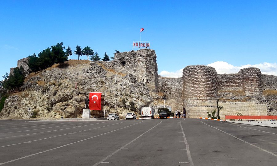 Eğirdir Castle nella provincia di Isparta, Turchia