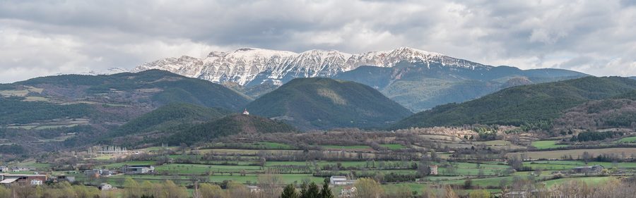 Die Serra del Cadí bei La Seu d’Urgell in Katalonien