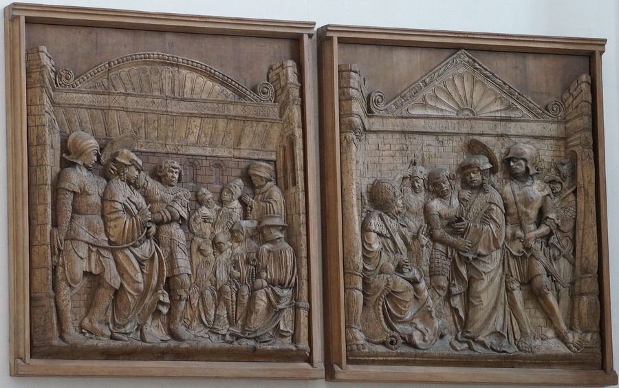 Altartafeln des Leinberger-Altars im Kastulusmünster von Moosburg an der Isar
