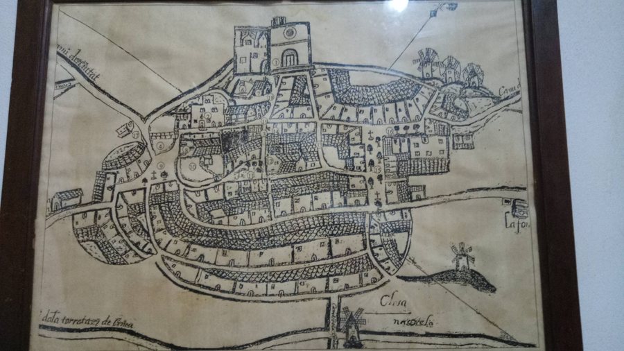 Pla antic de la vila de Santa Margalida