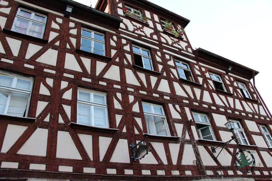 Historisches Fachwerkhaus in der Königstraße in Fürth