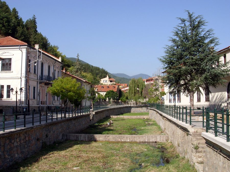 Sakoulevas nel centro di Florina, Grecia