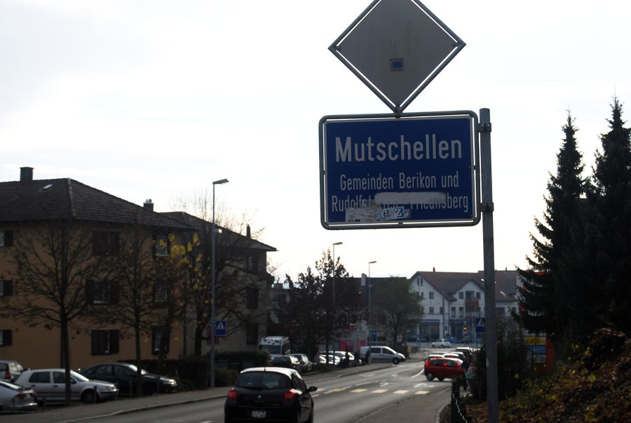 Mutschellen bei Berikon und Rudolfstetten-Friedlisberg im Kanton Aargau