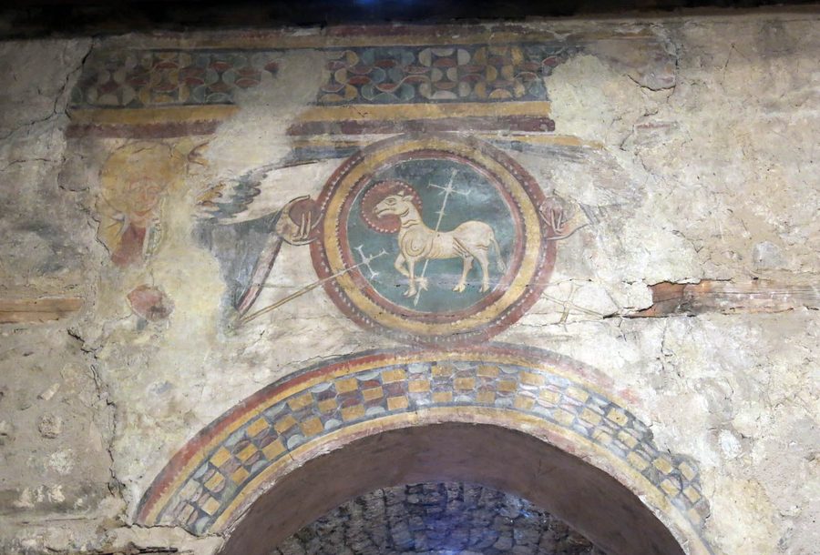 Affreschi romanici nella chiesa di Santa Coloma d’Andorra