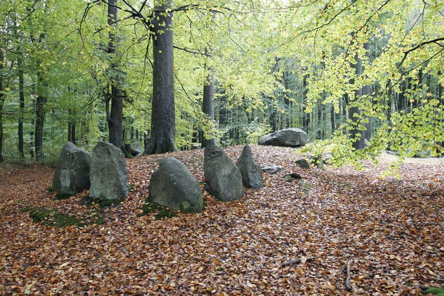 Dolmen bei Blommeskobbel auf der Insel Alsen, Dänemark