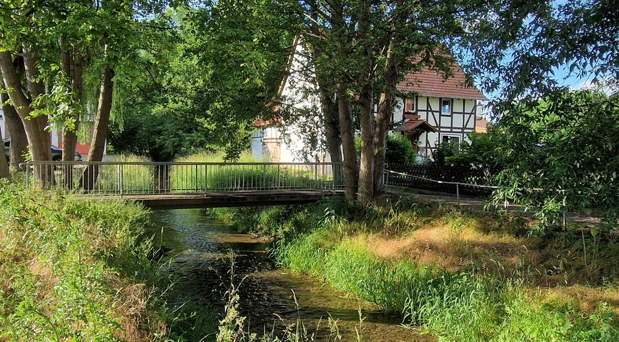 Die Dramme bei Obernjesa in der Gemeinde Rosdorf im Landkreis Göttingen