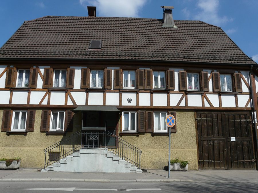 Antica casa a graticcio in Friedrichstraße 31 a Göppingen