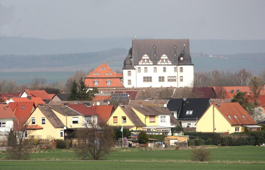 Heringen (Helme), Blick zum Schloss