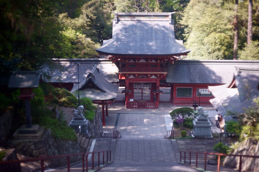 Portale Roumon del Nukisaki-jinja a Tomioka
