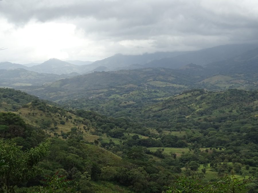 Berglandschaft außerhalb von Matagalpa in Nicaragua